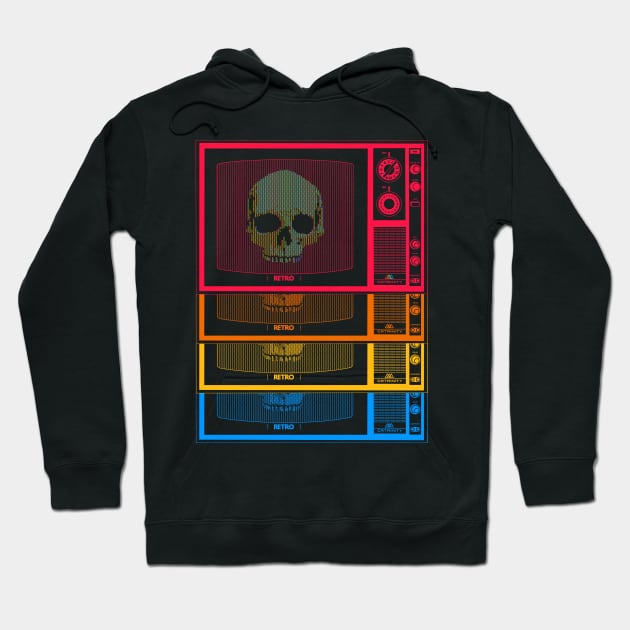 CRT or DIE Hoodie by SlothTee